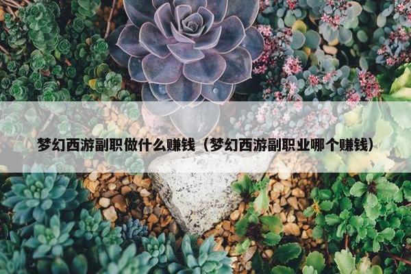 梦幻西游副职做什么赚钱（梦幻西游副职业哪个赚钱）