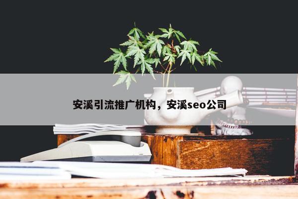 安溪引流推广机构，安溪seo公司